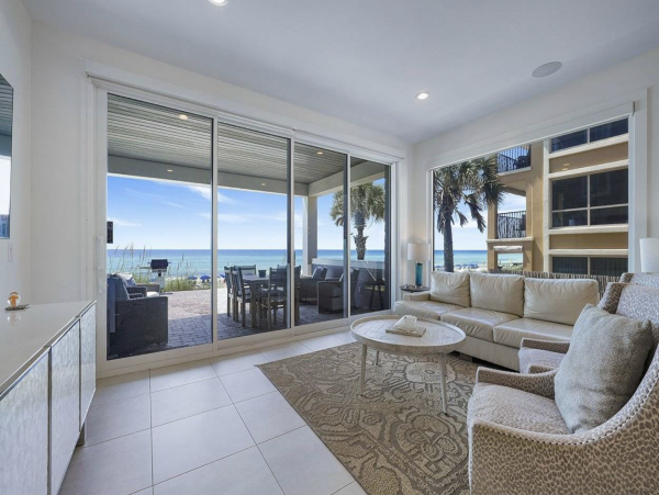 Beachfront Luxury Six Bedroom Vacation Rental in Destin with Rooftop Pool